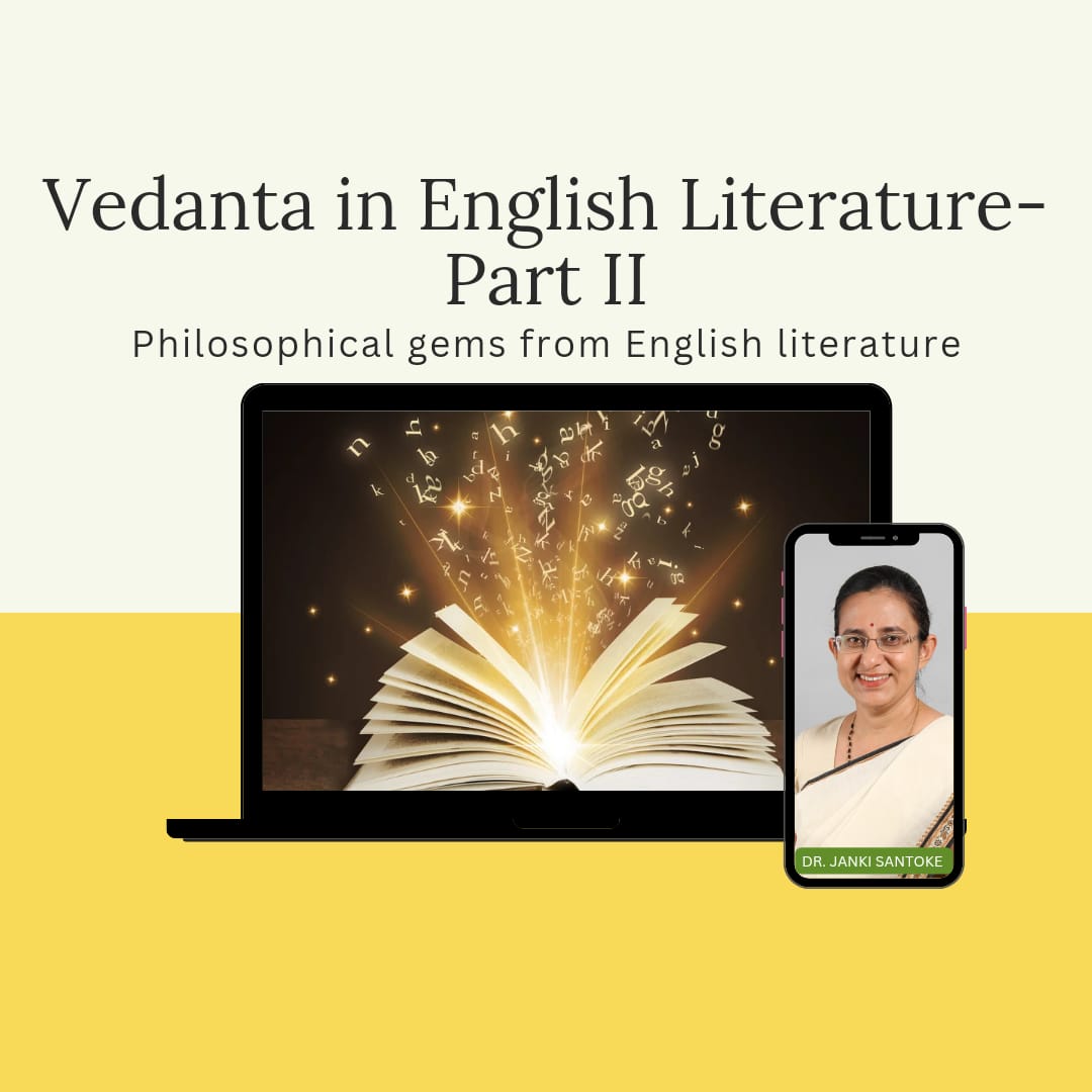 Vedanta in English Literature - II (Online)